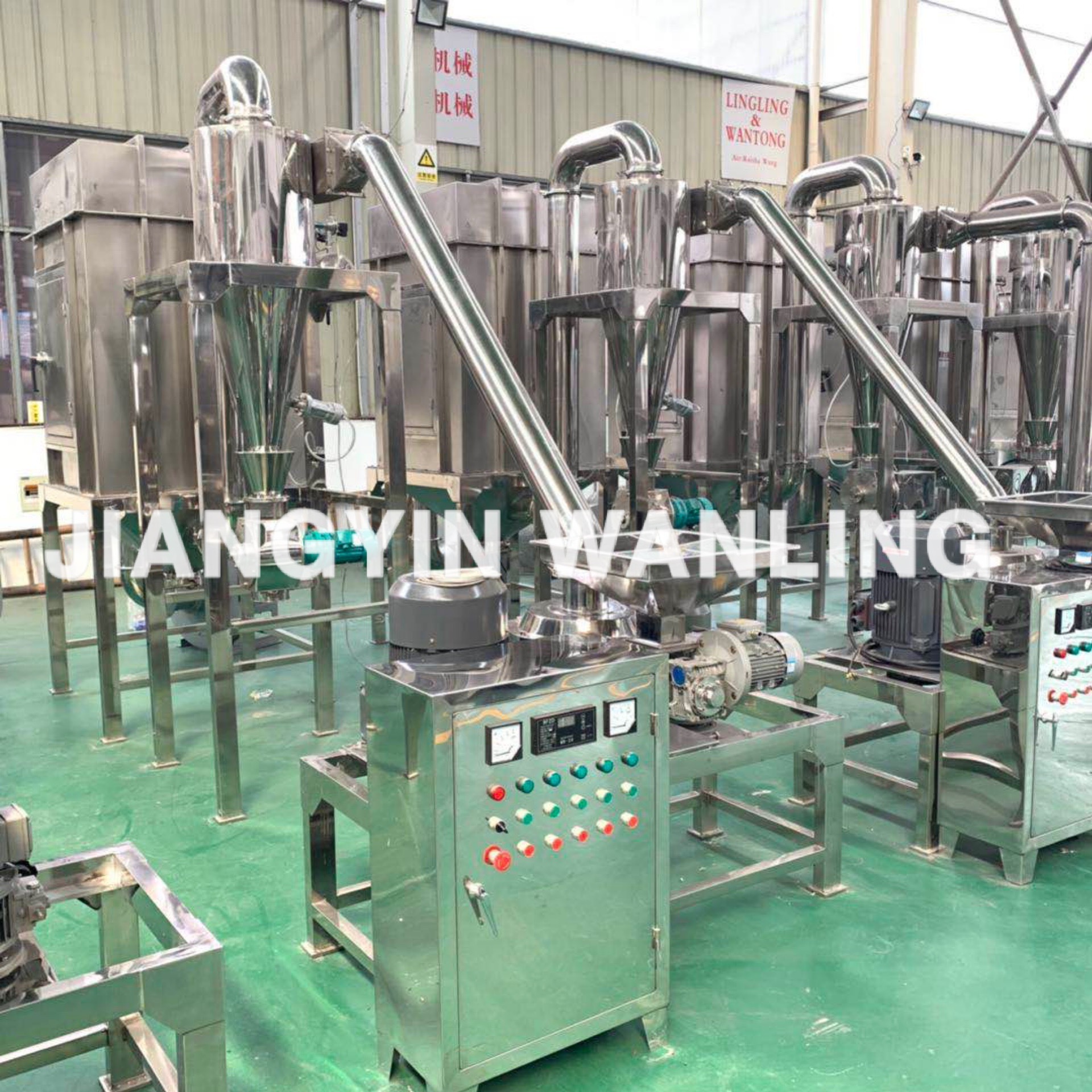 WLM automatic high quality tea leaf grinding powder making mushroom beans food grinder pulverizer machine