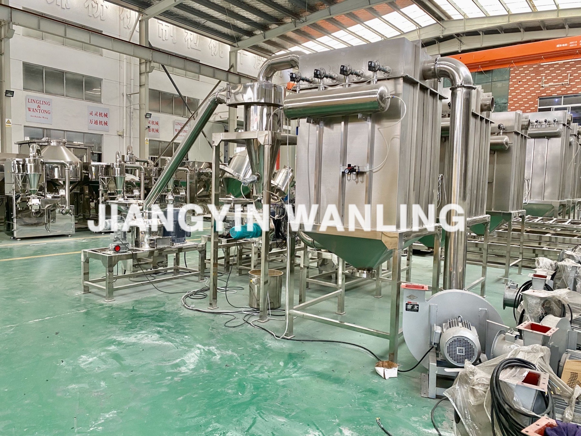 WLM stainless steel cereal mill flower leaf crusher grinder powder making machine