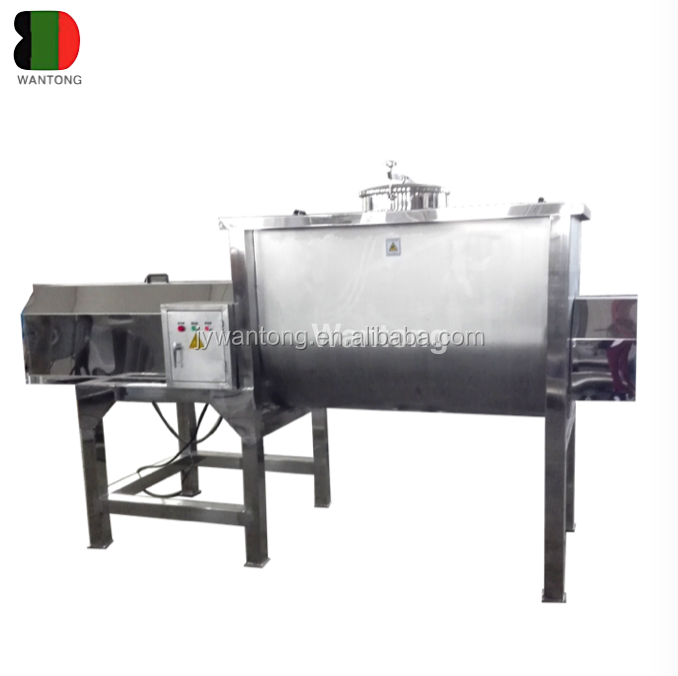 Chemical cocoa cermamic powder fertilizer paint sprial mixing tank machine ribbon mixer machine price sale