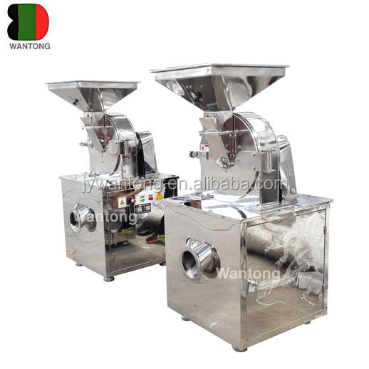 WF sugar can corn cob electric herbal chromium herb pepper salt grain spices grinding crusher machine