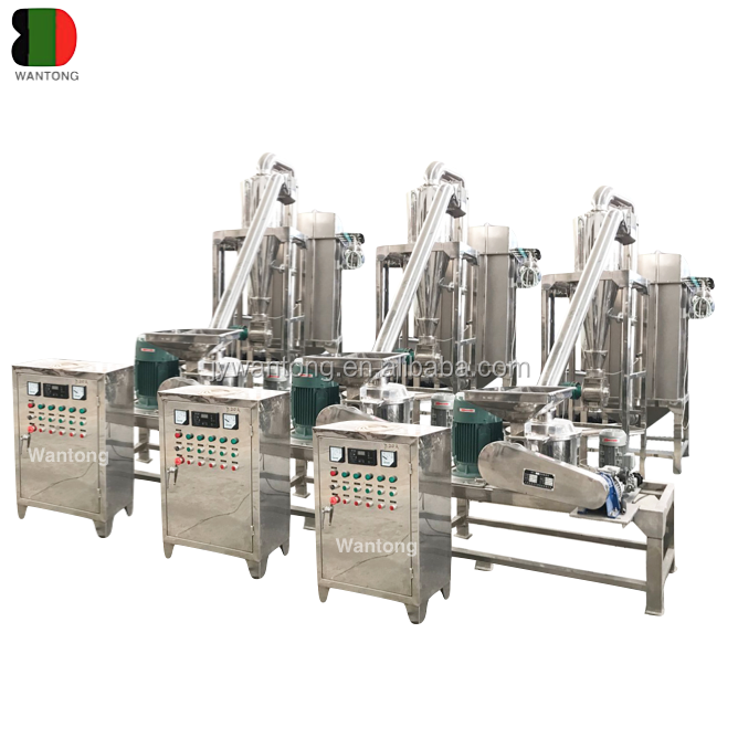 WFJ KRSW superfine nano tea moringa leaf arabic gum dates rice sugar herb chemical powder crushing grinding pulverizer machine