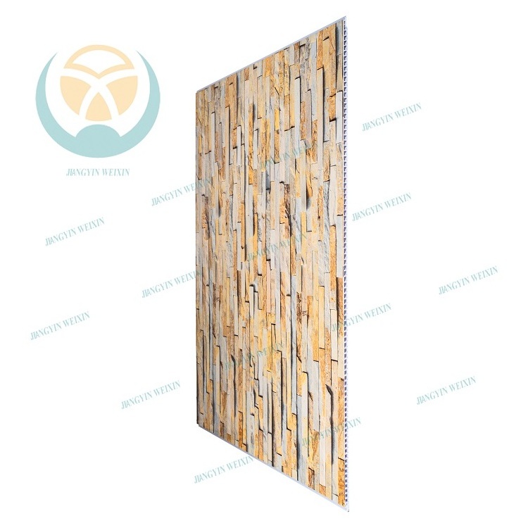 1m waterproof decorative  brick PVC wall panel for house design interior decoration