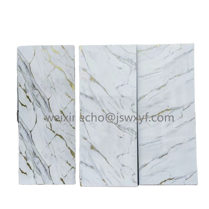 1.2 m X 2.4 m PVC marble like interior shower wall cladding