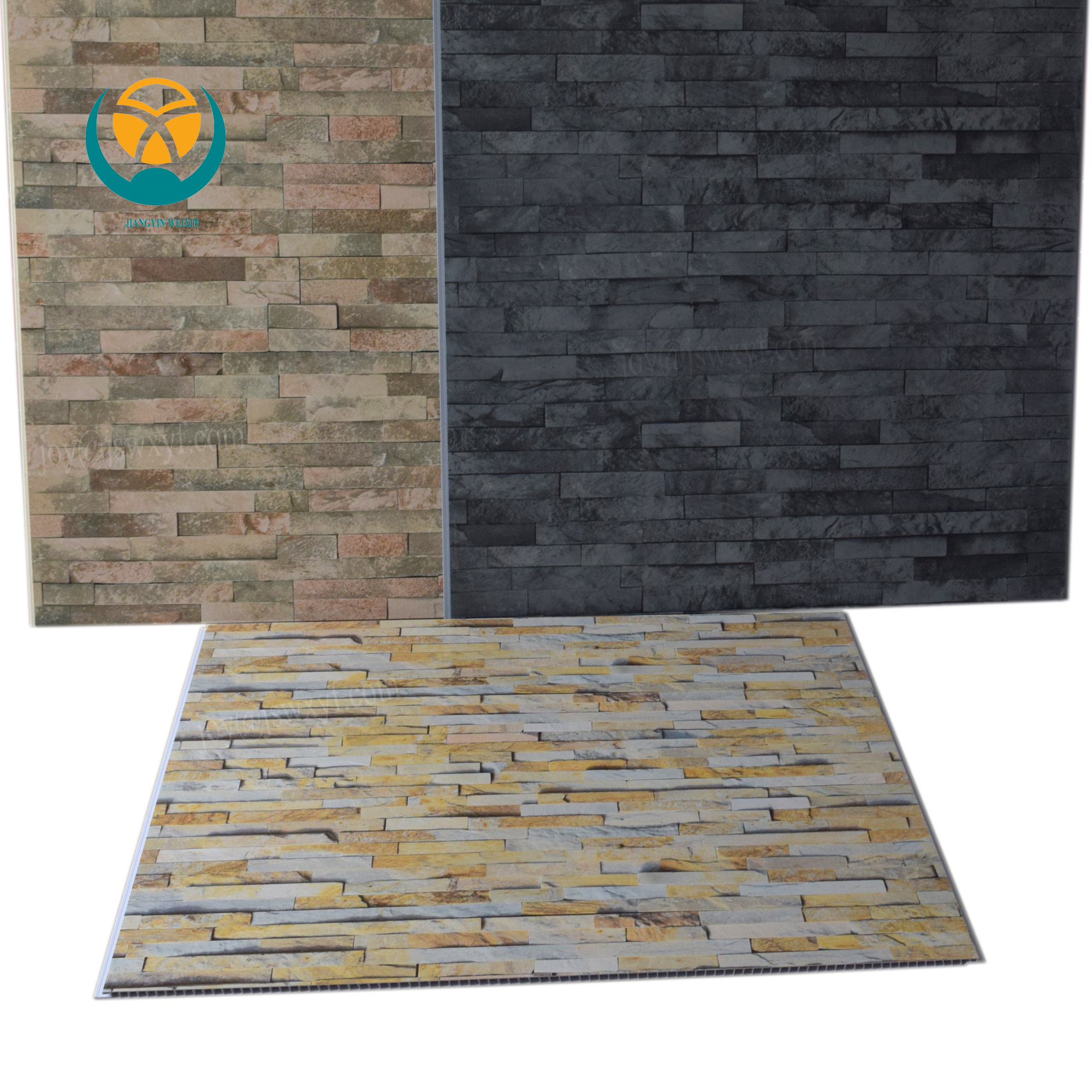 1m wide pvc faux brick wall panel 3d