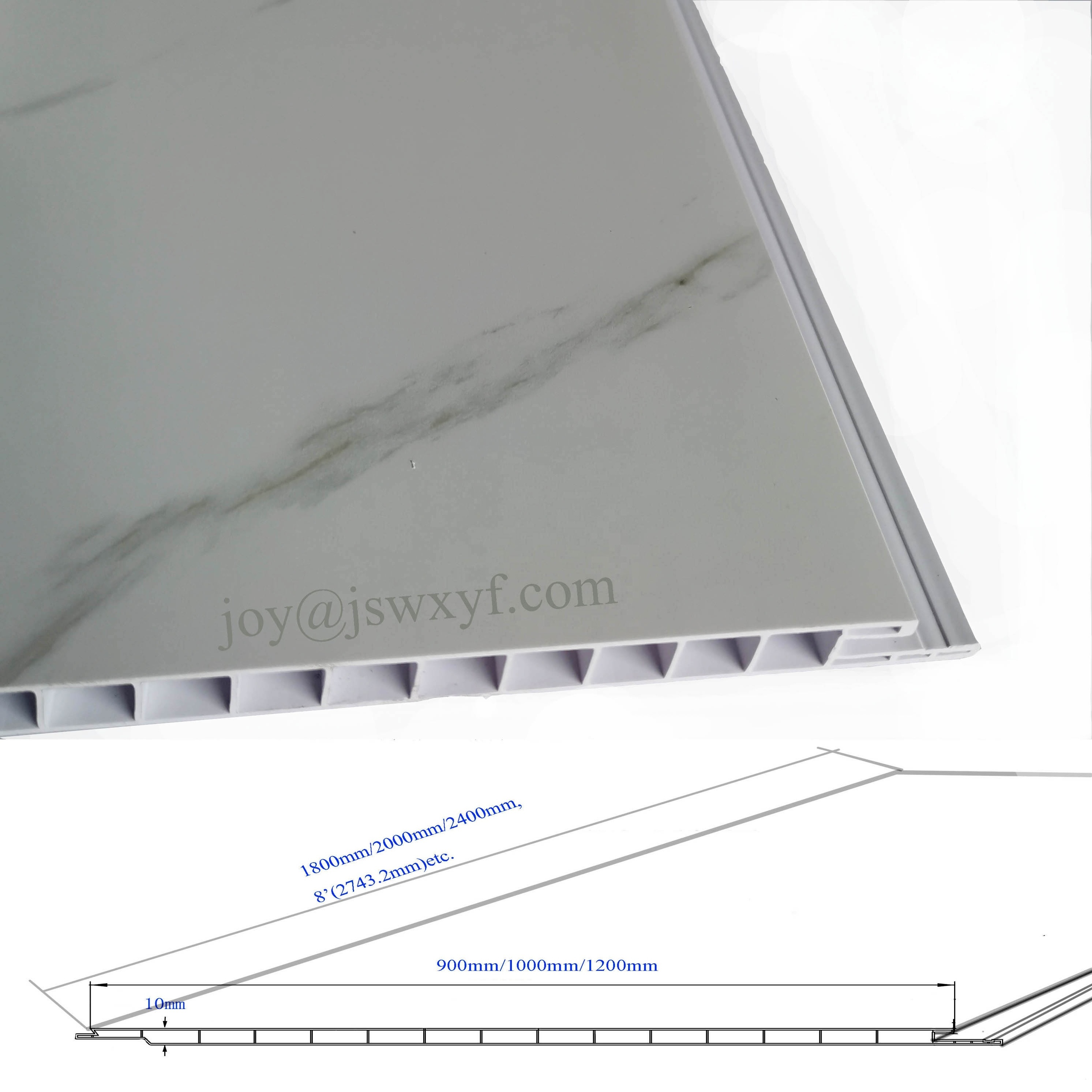 2400 x 1000mm PVC shower wall cladding panel