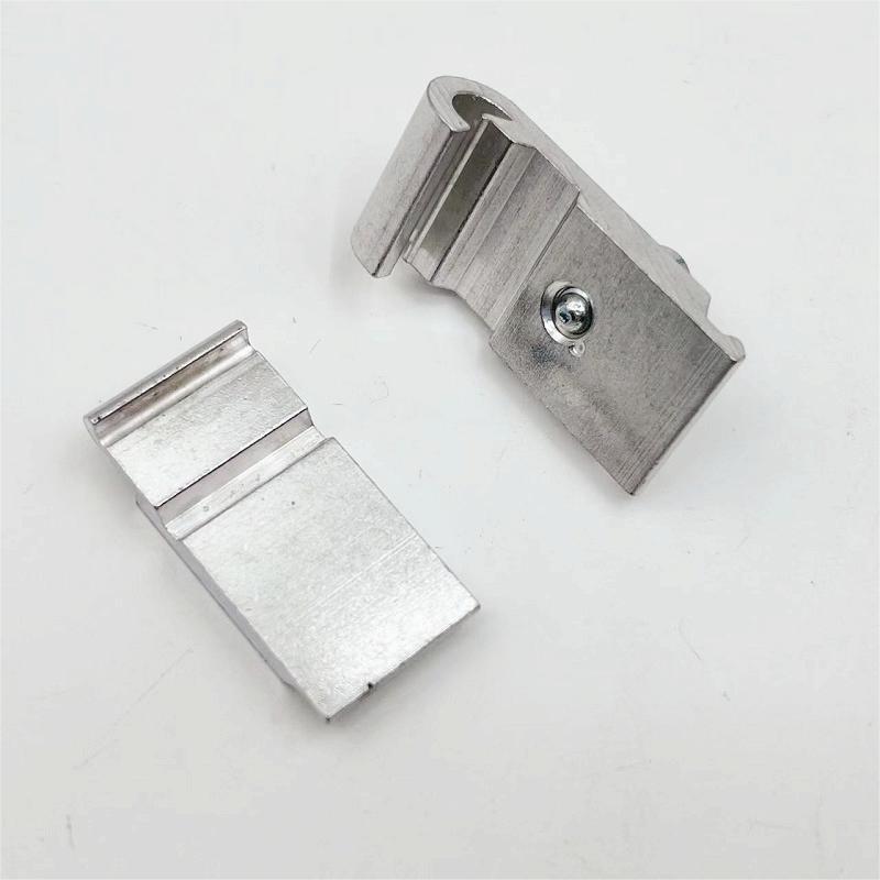 ULW Glass Shower Door Wall Mount Hinge Corner Aluminum Profile Hinge Adjustable Iron Gate Door Hinges