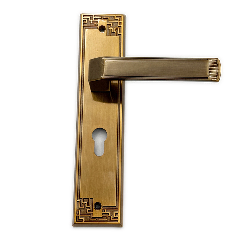 Simplex 58mm zinc Plate Handle for Main Wood Door Locks