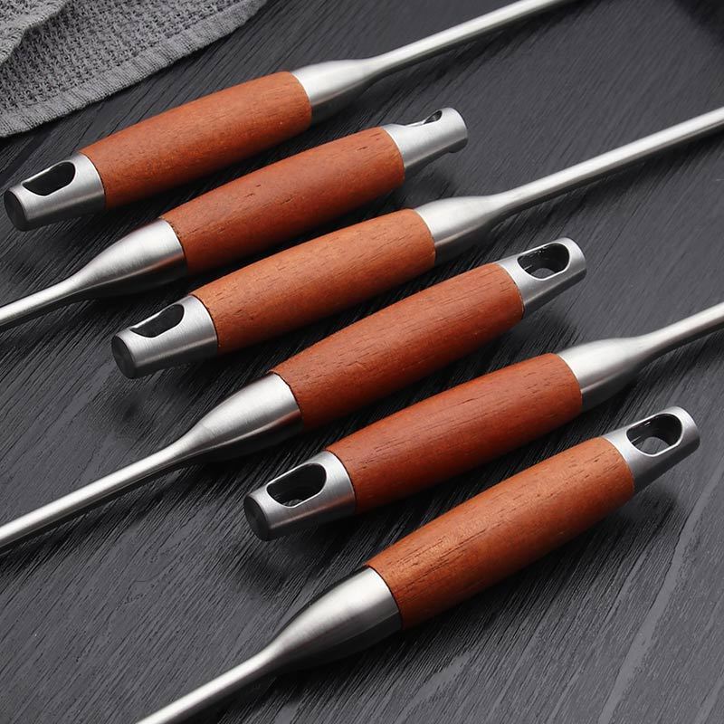 New Arrival Stainless Steel Kitchen Utensils Set De Cocina Wooden Handle Kitchen Accessories Cooking Tools Steel