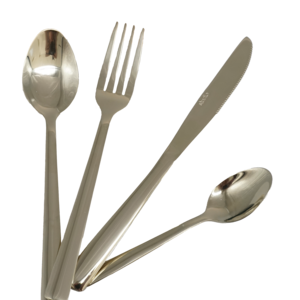 Stainless Steel Metal Bulk Catering Cutlery Sets Mirror Polish Gold Spoon Fork Knife Flatware