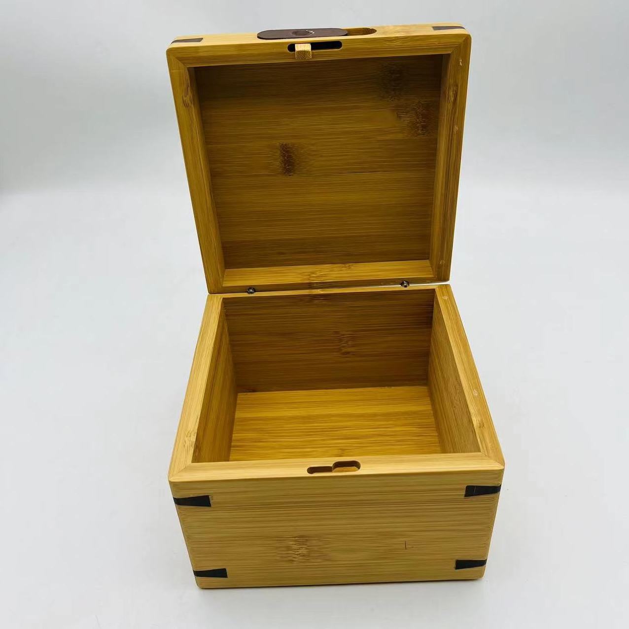 Custom LOGO smoking accessories wooden rolling tray smell proof storage herb bamboo stash box with lock combo kit