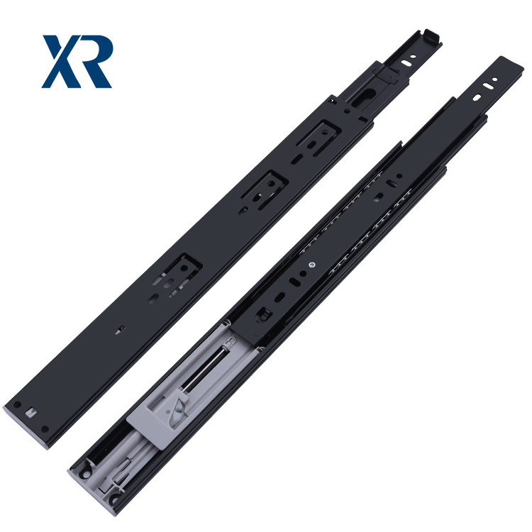 20 Inch 45mm School Hotel Furniture Hardware Products Soft Close Double Track Drawer Slide