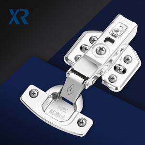 XIANGRUN Furniture Fitting 304 Stainless Steel Hydraulic Hinges For Kitchen Cabinets