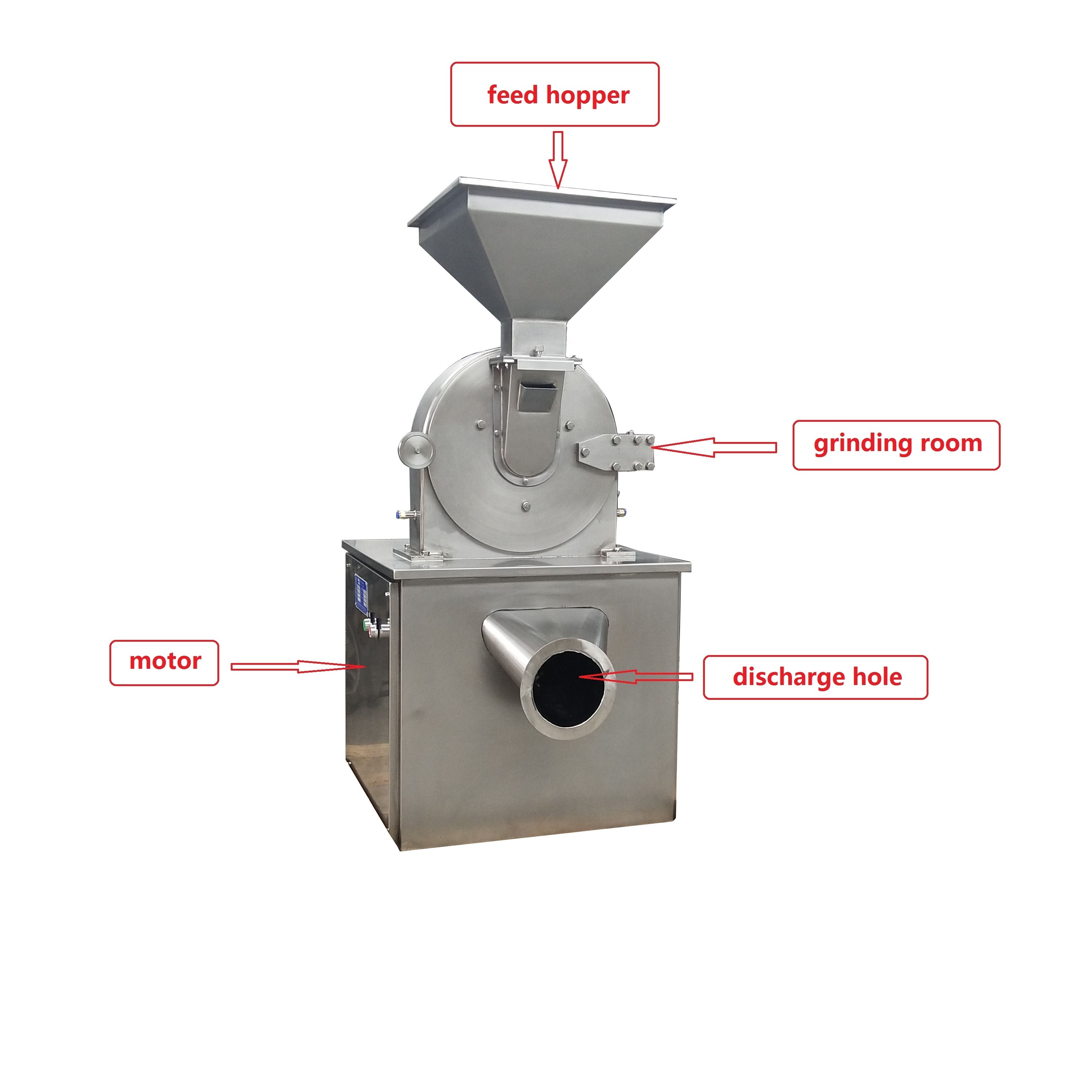 Moringa leaf grinding machine for making dry leaf powder