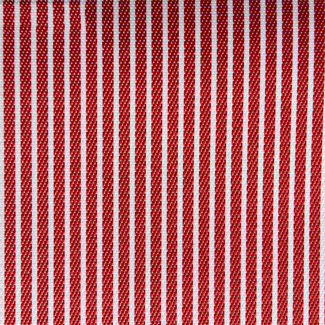 pvc foam polyester yarn dyed woven stripe linen fabric for folding bag