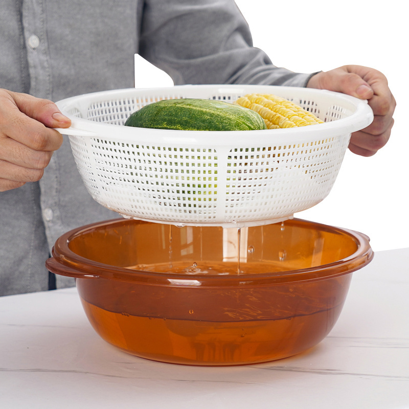 Hot Sale Household Kitchen Tools Double Layer Multi-function Sink Strainer Drain Basket