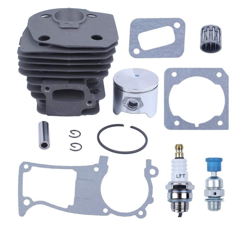 44MM Cylinder Piston Gasket Compression Release Valve Kit For HUSQVARNA 350 346 351 353 Chainsaw Engine Motor Parts