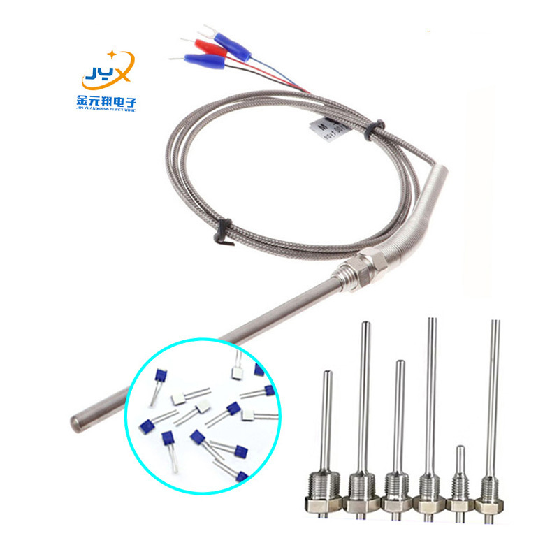 PT100 3 Wire G 1/2 thread thermocouple rtd PT100 PT1000 Sensor