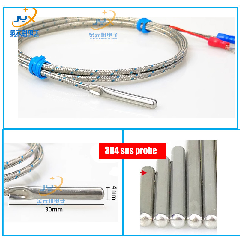 0-500 Degree 2 wire 5M Type K Thermocouples