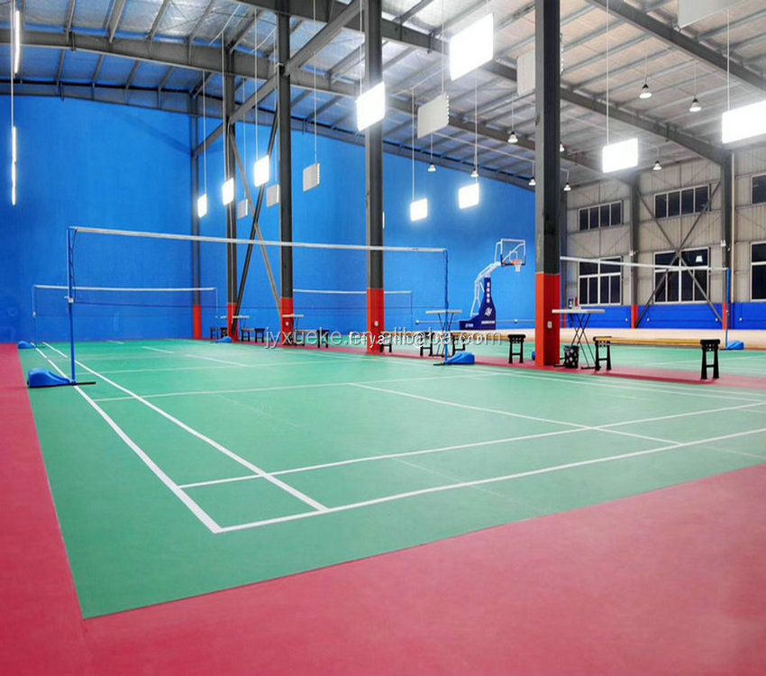 high quality professional indoor pvc sport floor badminton court badminton floor mat