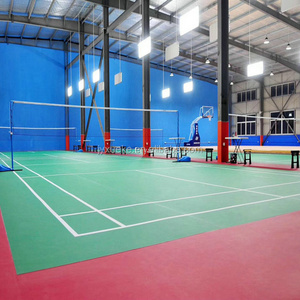 high quality professional indoor pvc sport floor badminton court badminton floor mat