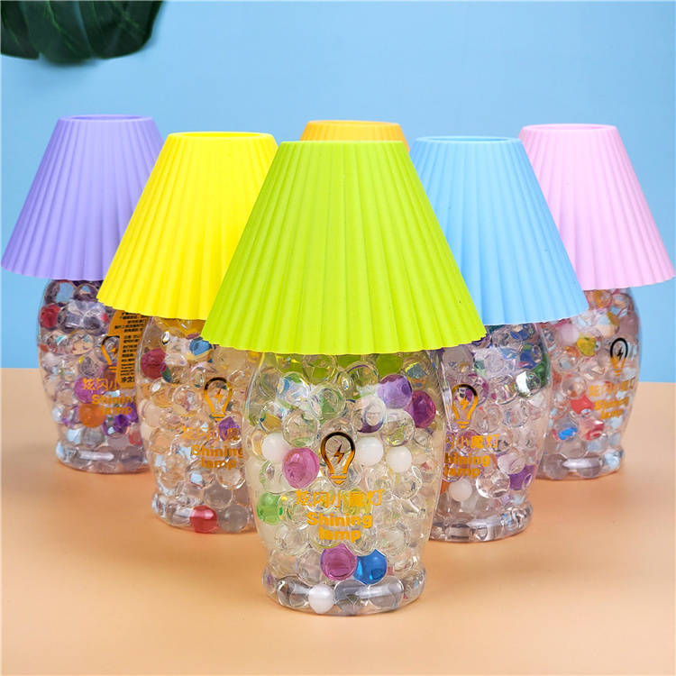 New design 208g air freshener gel crystal beads with lamp light Natural Healthy Rose fragrance