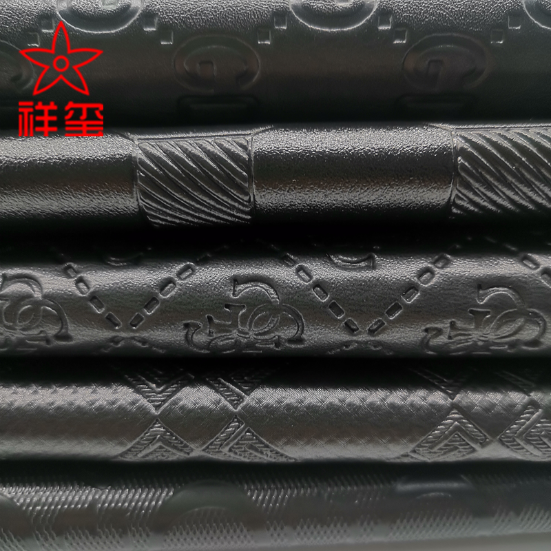 Wholesale Embossed Pattern Durable Waterproof PVC Leather For Bag Luggage Cosmetic Case