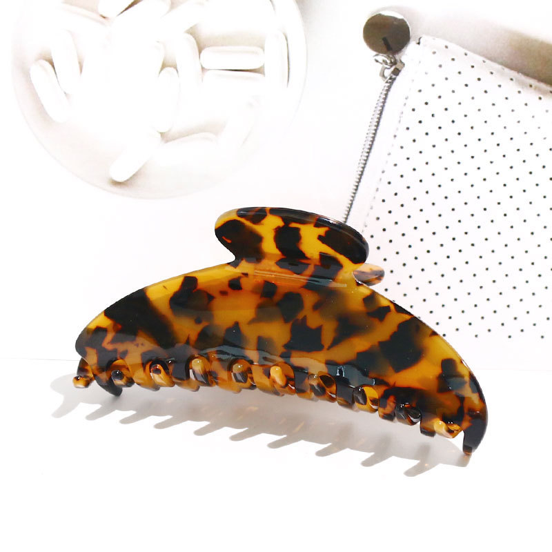 oversized acetate shark hair claw extra large tortoise claw clip for thin thick curly hair ponytail jaw clips jumbo claw clips