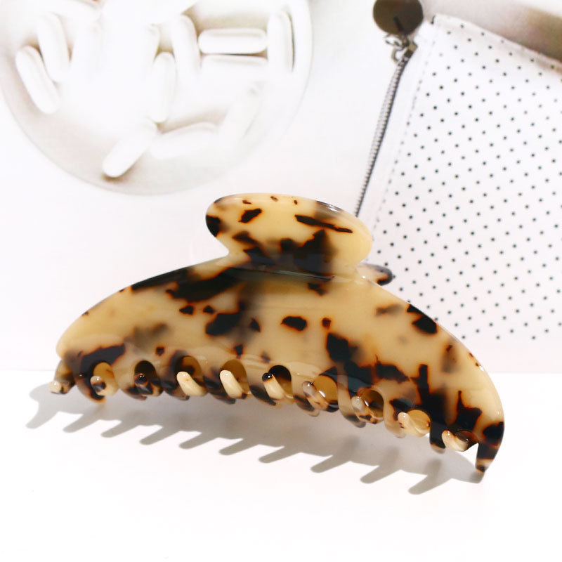 oversized acetate shark hair claw extra large tortoise claw clip for thin thick curly hair ponytail jaw clips jumbo claw clips