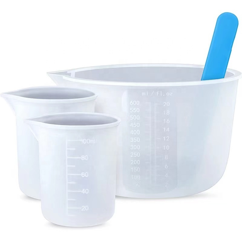 38pcs Resin Measuring Cups Tool Kit Silicone Popsicle Stir Sticks Mixing Set Epoxy Resin Making Tool