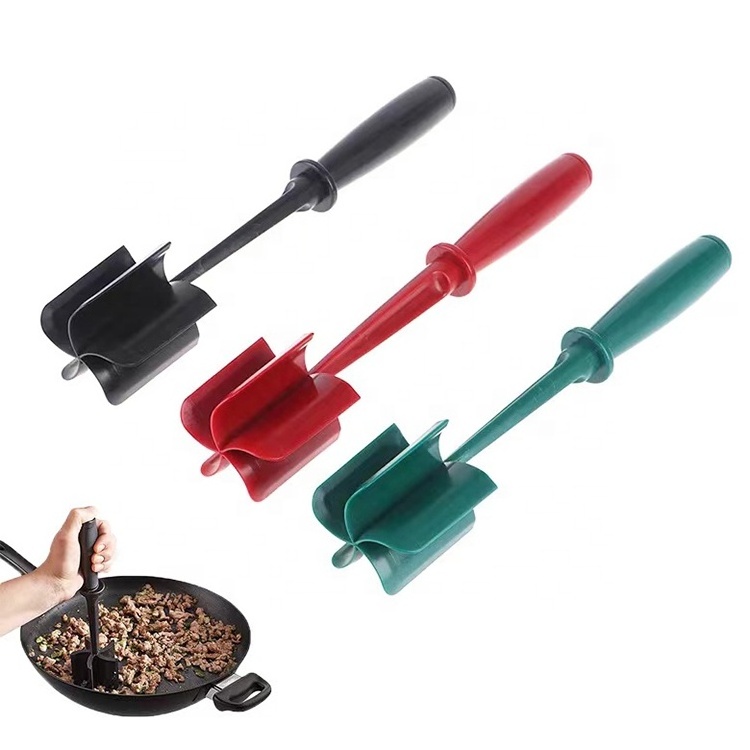 Kitchen Heat Resistant Nylon Ground Meat Grinder Multi-purpose Chopper Beef Masher Cooking Tools