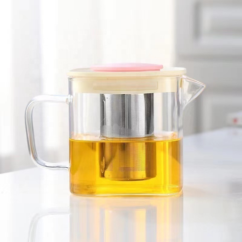 Blooming Flower Tea Teapot Tea Infusers Large Capacity Glass Kettle with Tea Glass