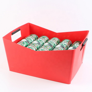 V-Shaped Plastic Beer Bucket For Beer Bottles