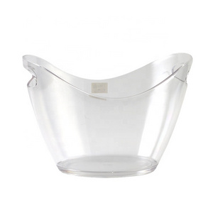 8L Plastic PC Ice Bucket Wine Cooler Champagne Beer Holder For Bars ice bucket