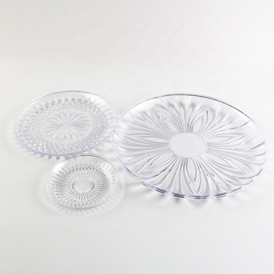 For KTV Home Use Plastic PC Fruit Dish Fruit Plate Candy Dish