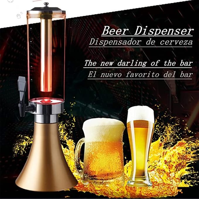 Black party pump keg beer tower drinking water juicer beer tower 3l