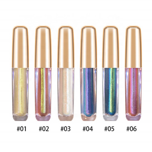 2023 New Special Design Unique Shine Highlight 6 Color Chameleon Liquid Eye Shadow