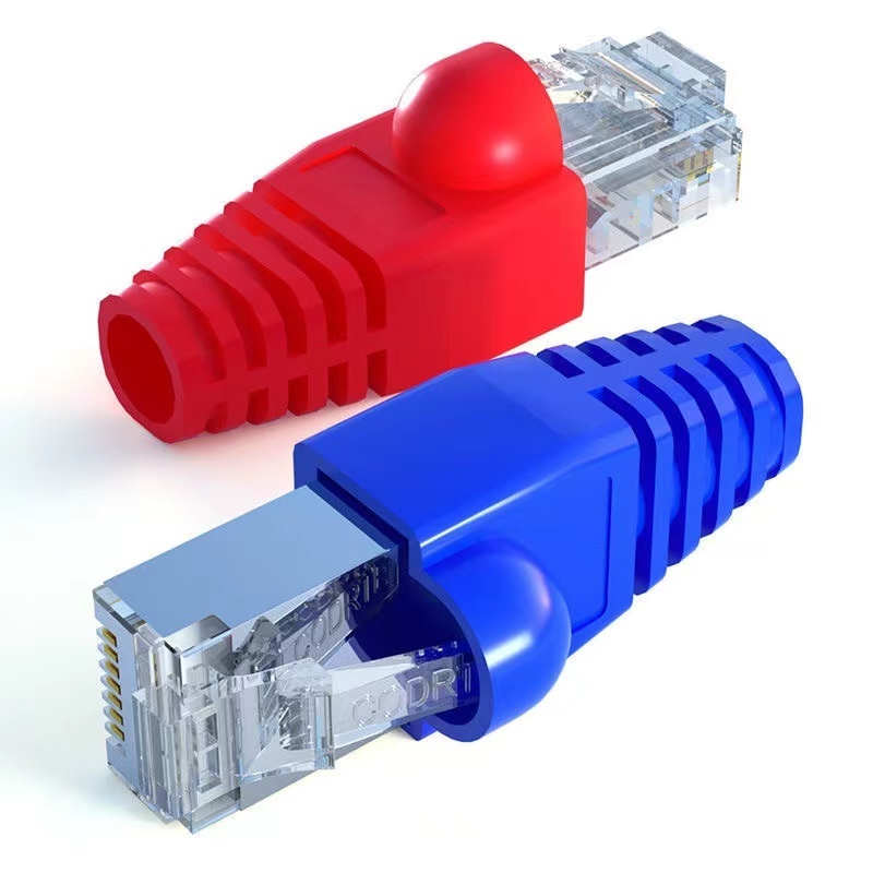 Excellent Connector Rj45 Cable Boot  cat5e cat6 rj45 plug boots utp network modular