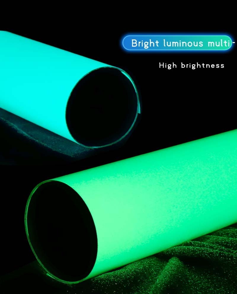 fluorescent wallpaper glows in the dark glow-in-the-dark film glows pelicula de almacenamiento de luz luminosa