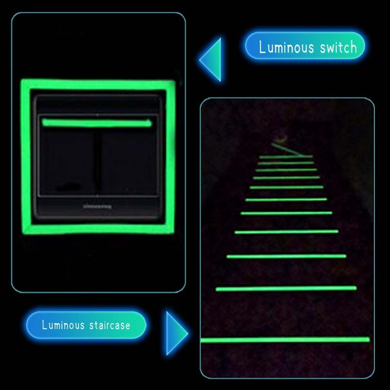 fluorescent wallpaper glows in the dark glow-in-the-dark film glows pelicula de almacenamiento de luz luminosa