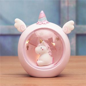 Unicorn Star light little Nightlight girl heart Creative gift set piece Student girl children's Christmas birthday gift