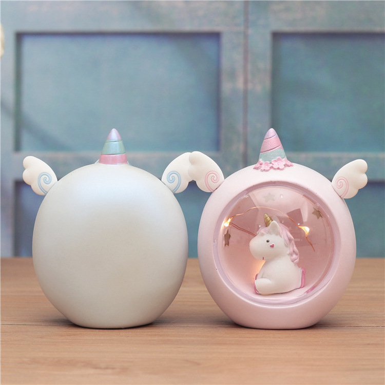 Unicorn Star light little Nightlight girl heart Creative gift set piece Student girl children's Christmas birthday gift