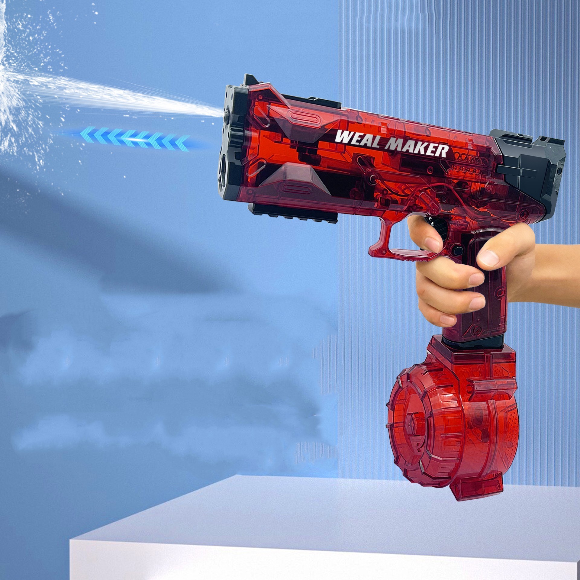 2023 fully automatic burst electric water gun summer new children's water gun wholesale large capacity water gun