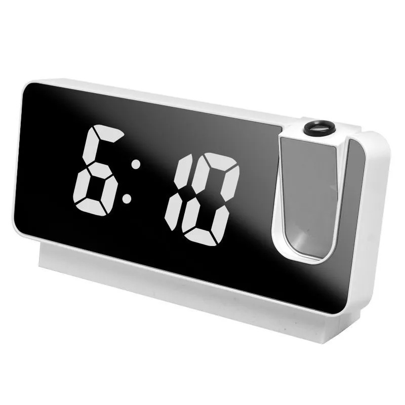 Manufacturer mirror projection alarm clock new smart large screen digital wall clock quiet LED clock