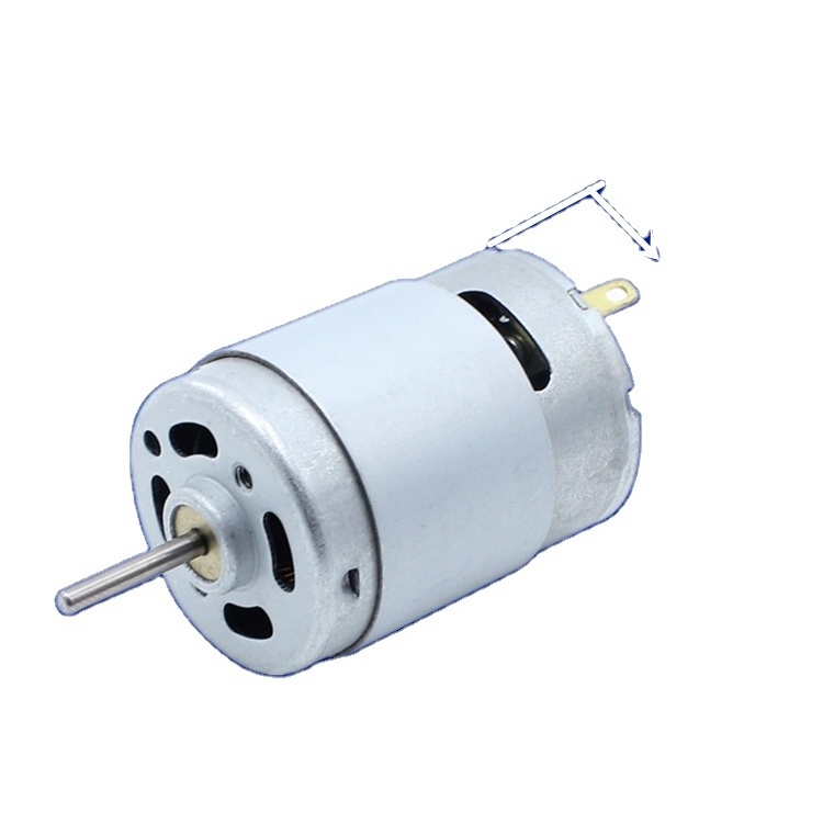 YB Customized 775 30W 6V 12V 24V 36V 48V 10000RPM Brush DC Electric Motor For Fan