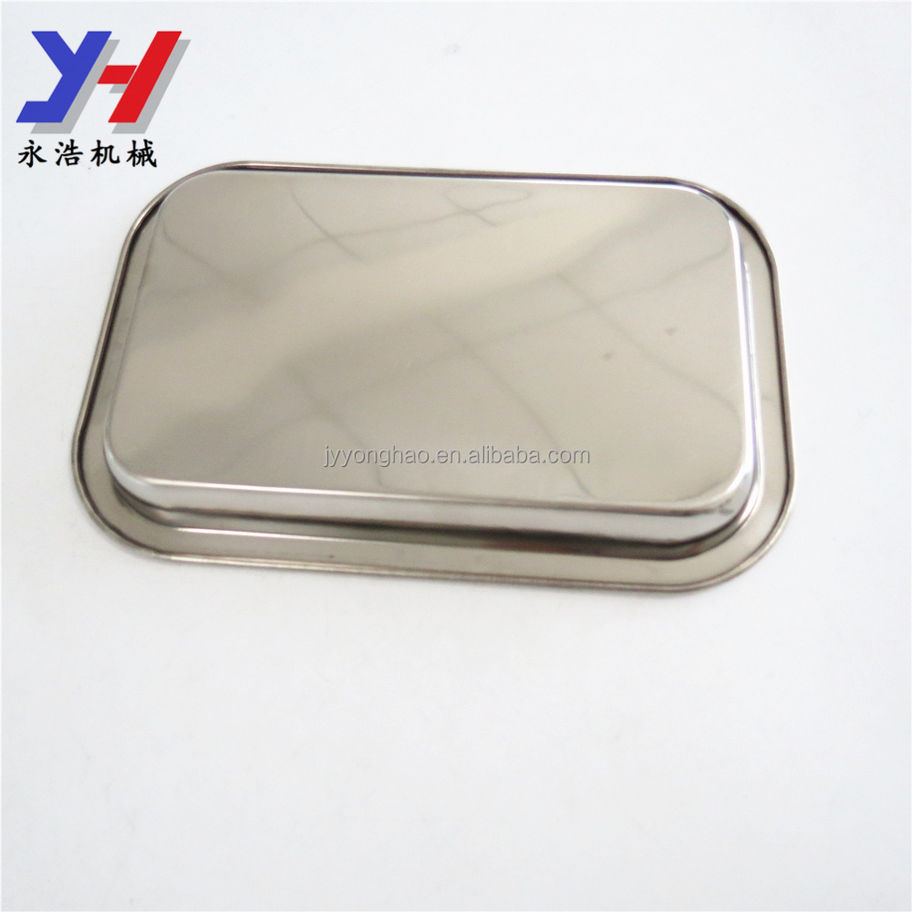 Different size Rectangular stainless steel tray for laboratory