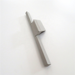 Grey hidden furniture Cabinet door edge aluminum handle Wardrobe drawer pulls