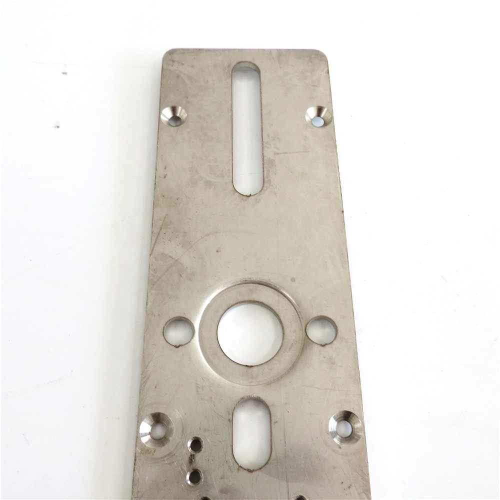 Customize Perforated door lock accessories, Stainless steel door lock bottom latch plate