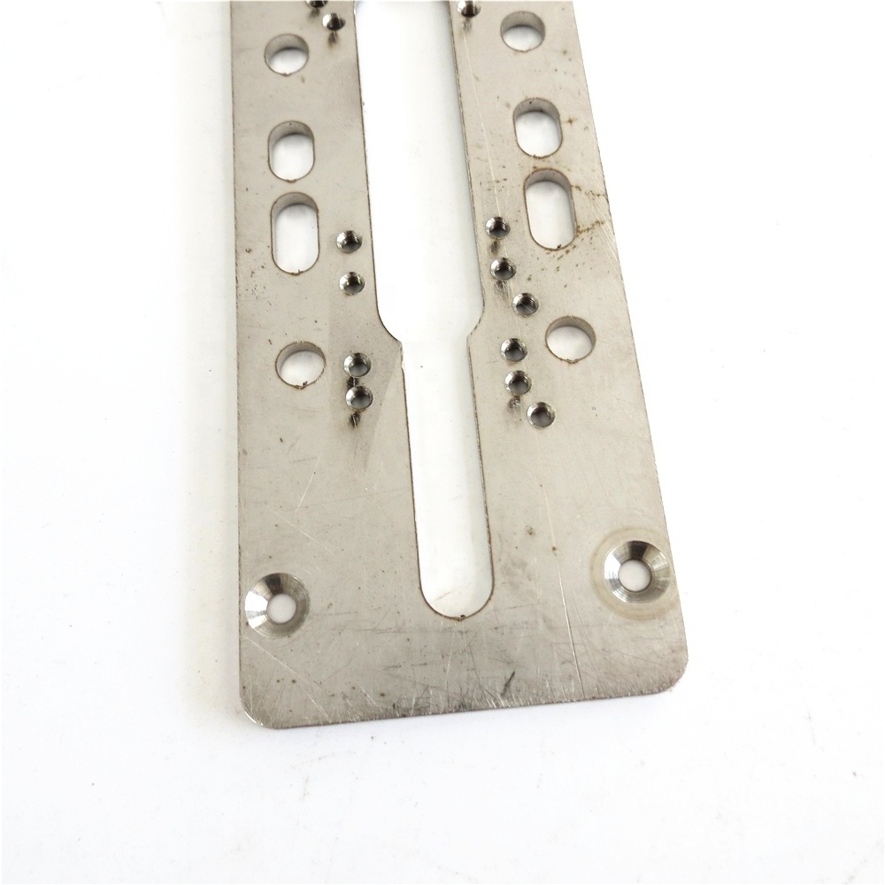 Customize Perforated door lock accessories, Stainless steel door lock bottom latch plate