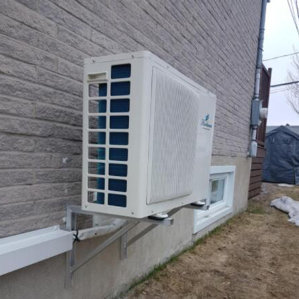 Custom Outdoor Wall Mounting for Hanging Ductless Mini Split Air Conditioner Bracket Heat Pump Systems HVAC Installation Kit