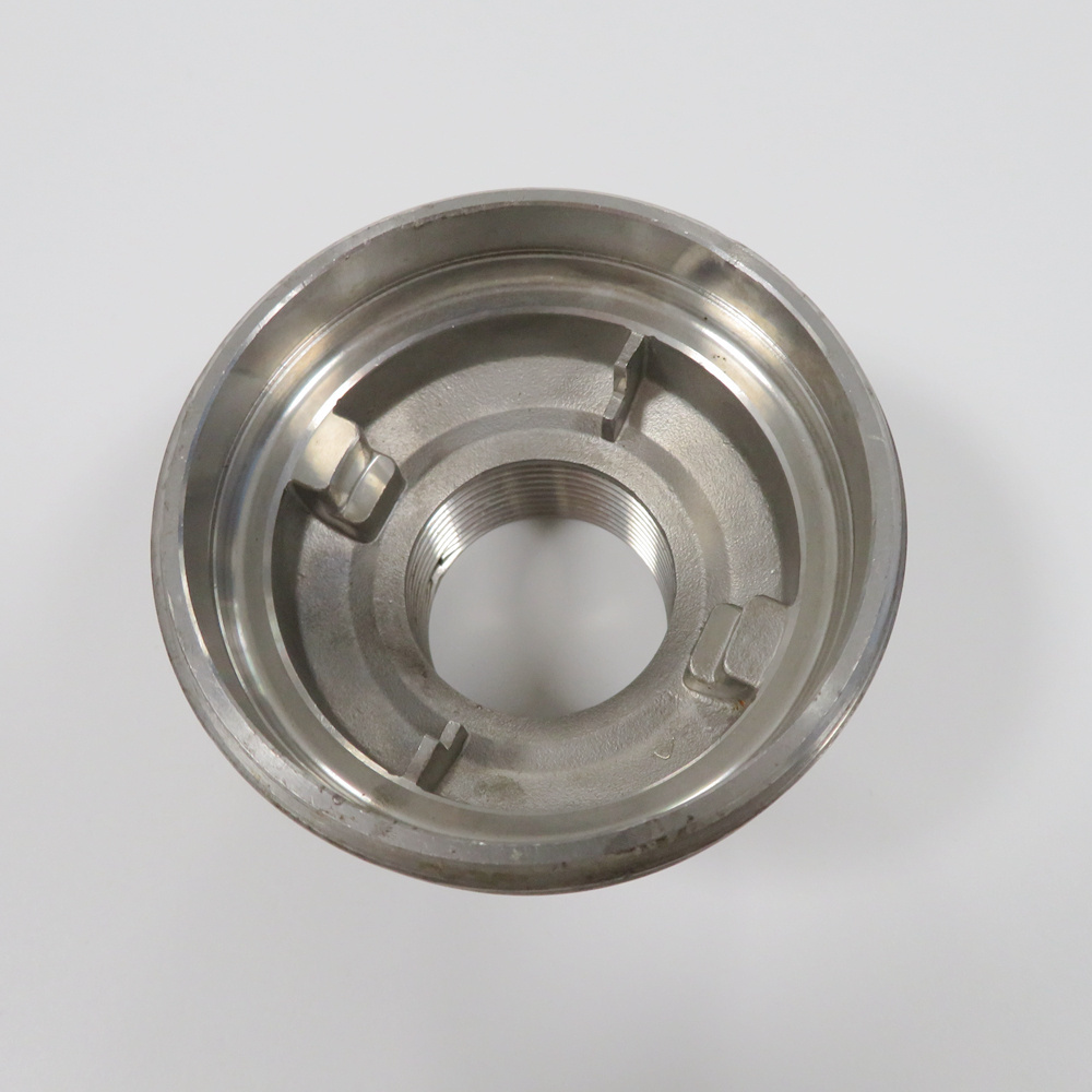 Custom Factory CNC Machining service 304 stainless steel movable blind cap Round thread door cap Tube cap